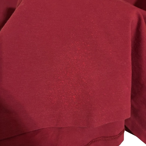 Boden Red Colette Peter Pan Collar Midi Dress Size 14 Regular FLAWED - Picture 7 of 9